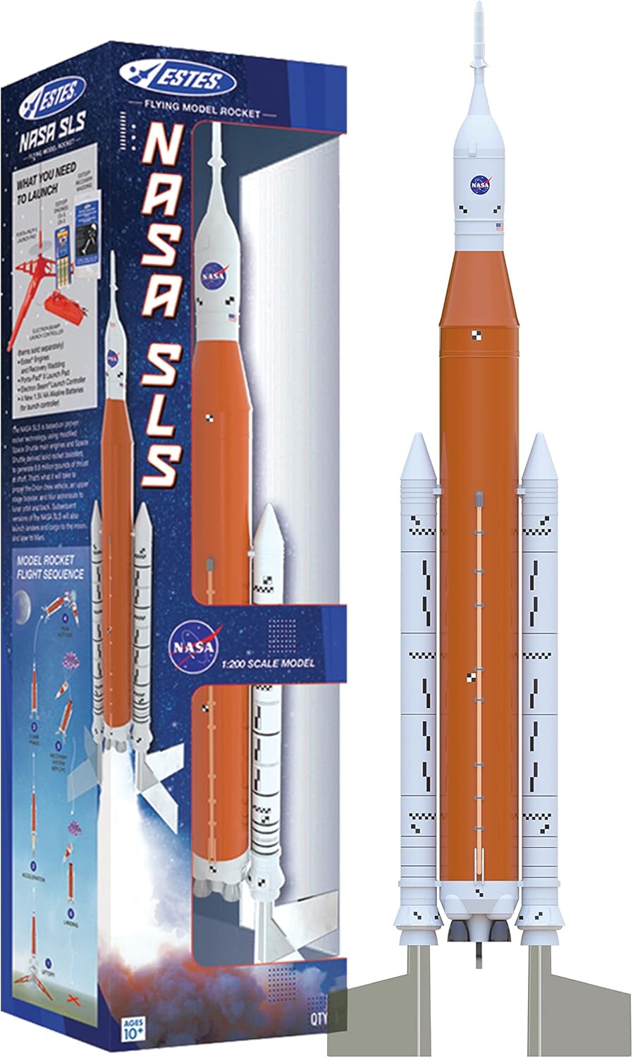 Estes 2206 NASA SLS Flying Model Rocket Kit | 1:200 Scale | Beginner Level
